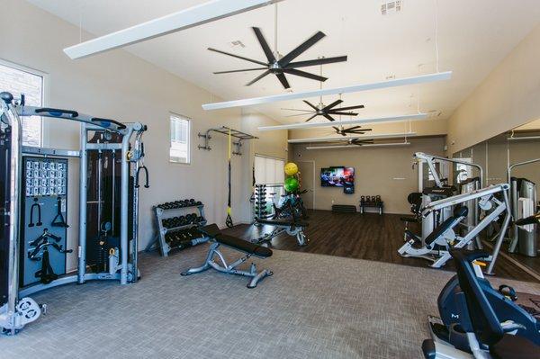 24-hour Fitness Center with Fitness On Demand Classes Available