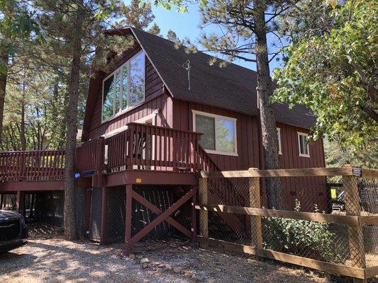 House and decks painted by Superior Painters in Big Bear.