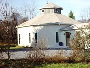 This is yoga studio and massage therapy rooms at Blueberry Gardens