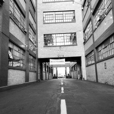 Walking out of the Stutz.