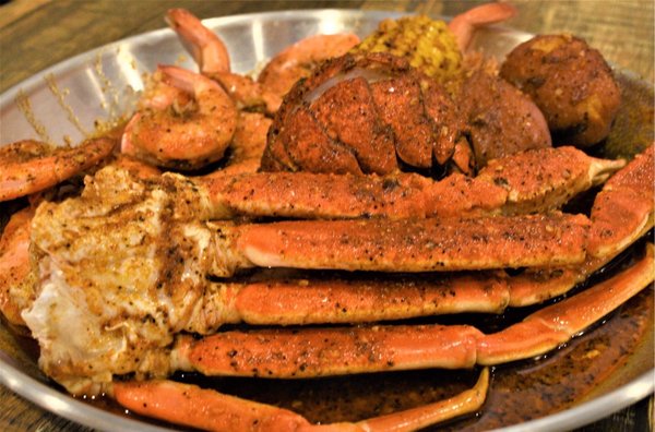 Seafood Combo#3 crab leg, lobster tail, shrimp