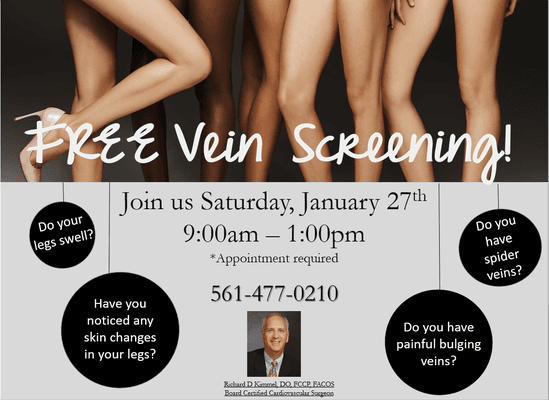 The Kimmel Institute will be hosting an FREE screening event on Sat, January 27th from 9:00 AM to 1:00 PM.