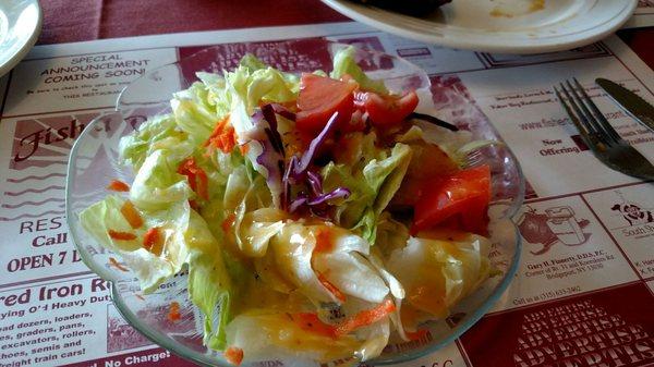 Salad with italian