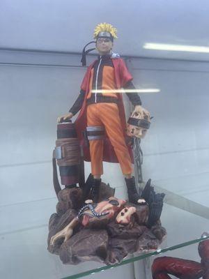 Real cool action figures and tons of anime accessories