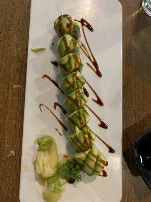 Avocado roll sushi