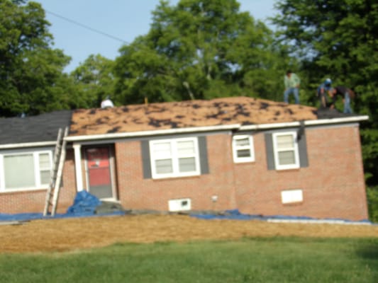 This roof was done in one day