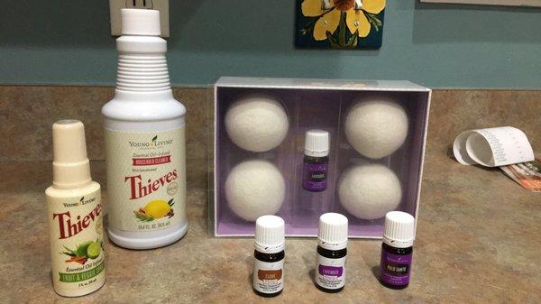 Thieves Cleaner,  dryer balls with Lavendar,