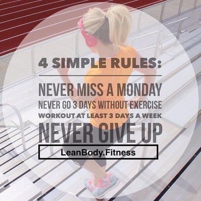 Use these 4 Simple Rules to jump start your weight loss goals no matter what gym works for you