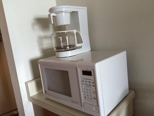 Microwave and coffee machine