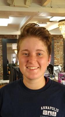 Fun Short Haircuts in Mt Pleasant, by Tammy.