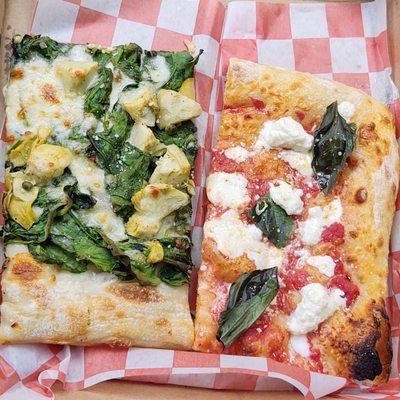 Spinach Artichoke and Margherita