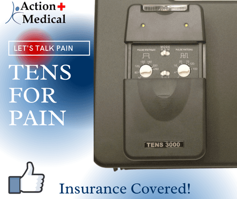 TENS Units; Can be covered by Insurance.  Drug-free pain relief.