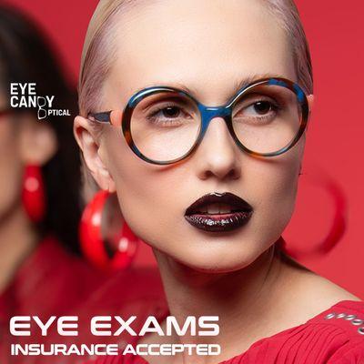 Book your Eye Exam Today!
 www.eye-candy-optical.com/exams