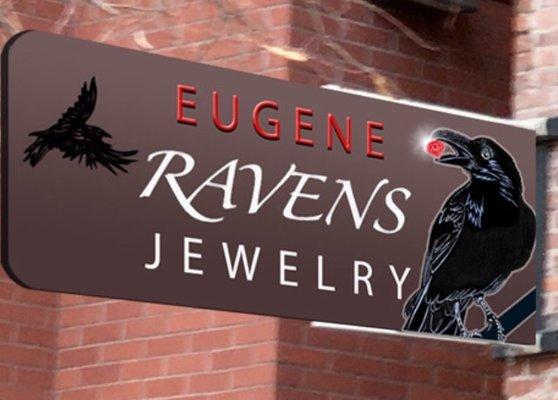 New Sign for Eugene Ravens Jewelry