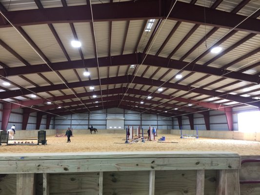 The inside ring @ NFF stables.