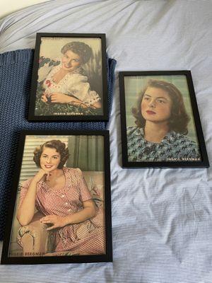 The three magazine covers I had framed