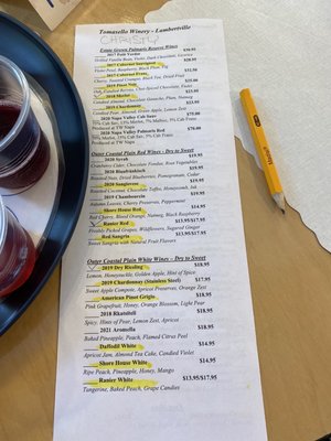 The wines I picked are check marked..recommend any of them, honestly.