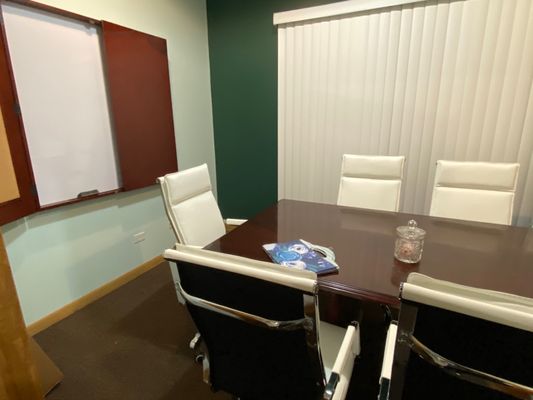 one of our private Conference rooms for Your privacy.