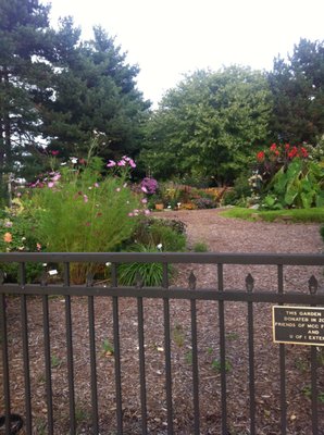 Lovely little garden area at MCC- perfect to sit at and study or relax between classes!