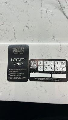 Loyalty cards for every customer !