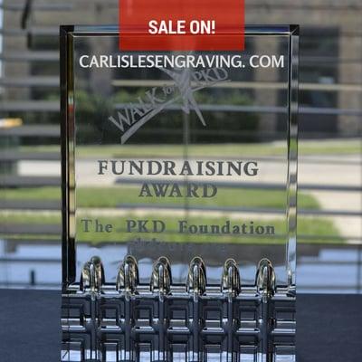 Carlisle's Engraving Company have engraved trophies and awards for your events.