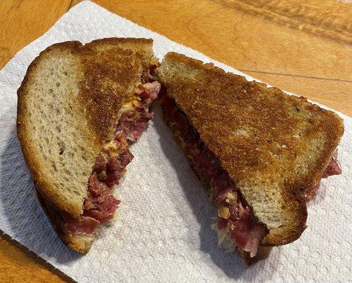 Rueben from the Needham Golf Club's grille.