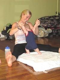 Yoga Bonding with Baby