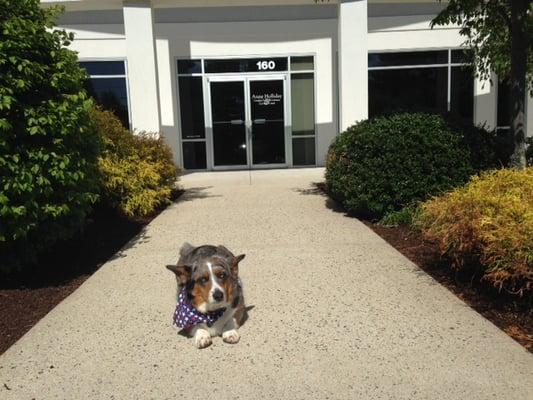 Office located on Pease Tradeport. Uno, our official greeter, will be looking forward to meeting you!