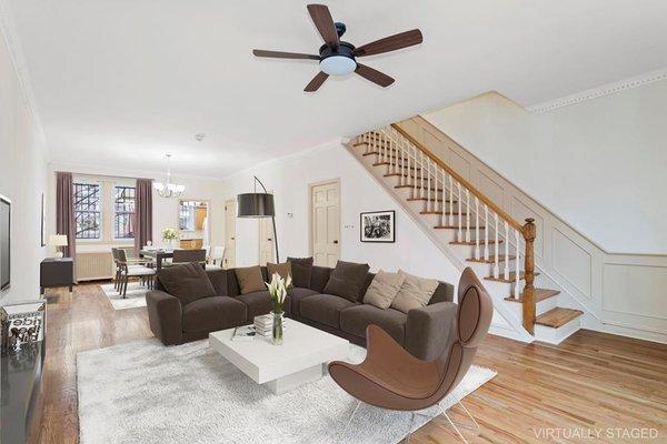 Beautifully Staged Living Room