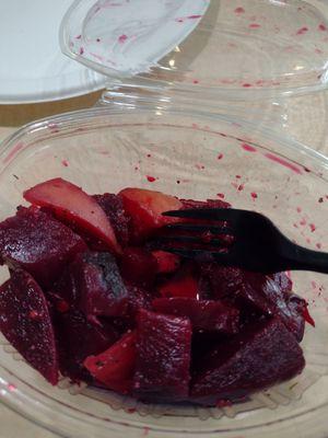 Beet tomato salad for about 5.50