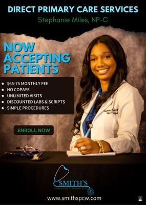 Accepting new patients