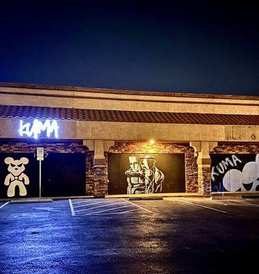 Kuma Club Las Vegas exterior at night