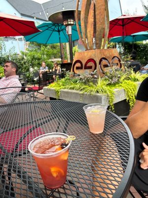 Afternoon old fashioned and rose sangria