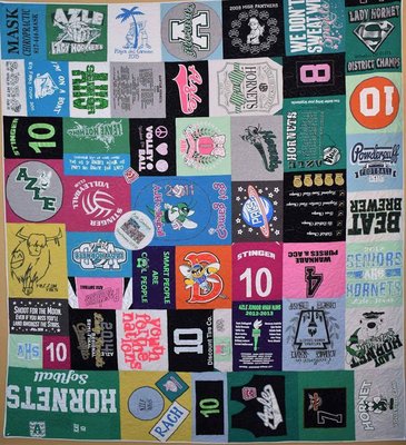 Alaskan King T-shirt quilt.