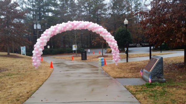 Large outdoor arches.