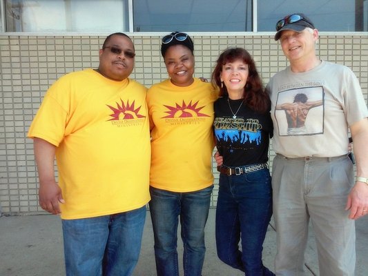 Pastors Keith and Theresa Bell on left with our friends Mike and Cheryl McCrary on the right.