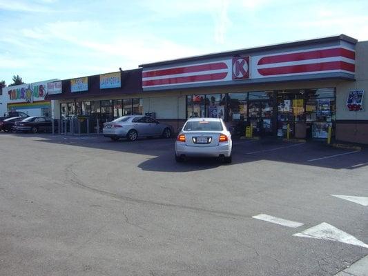 The Check Cash is located inside the Circle K.