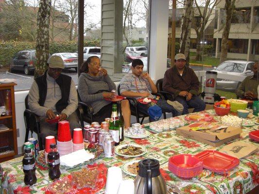 We have lots of nice people we work with...here's a few at our Christmas Party.