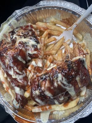 BBQ Chicken N' Fries Regular -- definitely worth it, nothing around can compare for $10