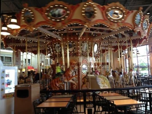 Carousel in the food court