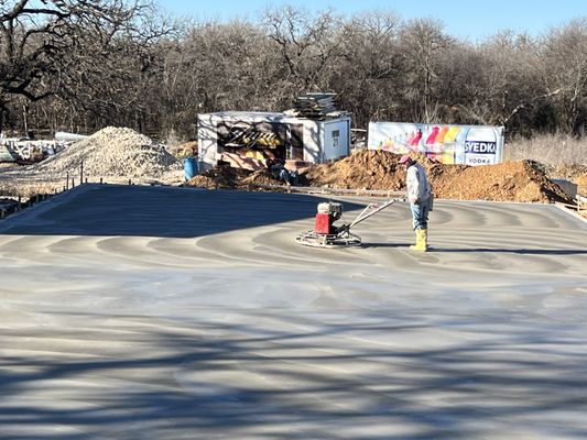 Concrete parking area in ft worth tx