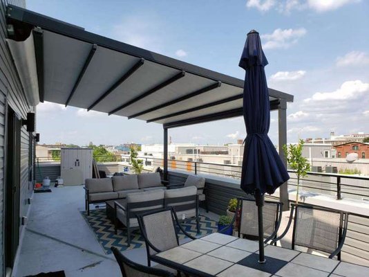 Philadelphia Penthouse Retractable Awning