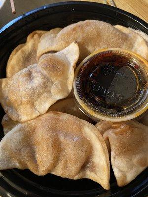 Fried dumplings, imo they were gross