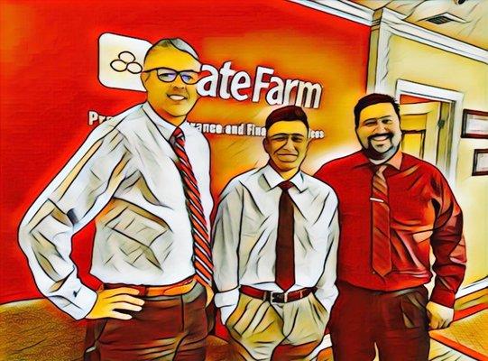 Here's Matt on the left, Francisco and Paul.  Give us a call so we can help you and your family. #donnarandolphstatefarm