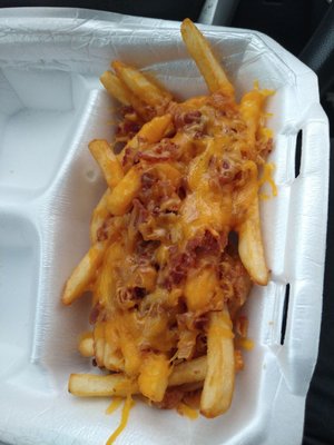 Bacon cheese fries