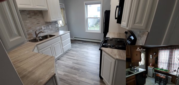 Complete Kitchen Remodel Before and After