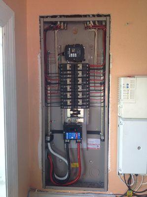 electrical panel upgrades, panel repair - after