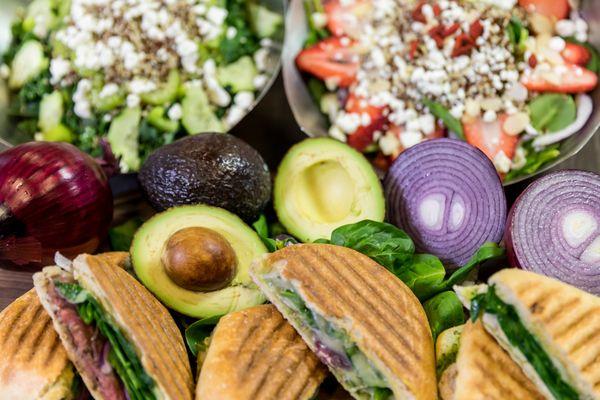 Salads and Paninis