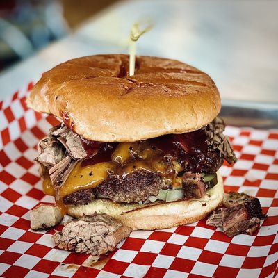 Brisket Burger with Cheese