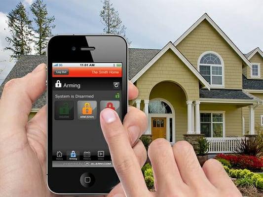 Free Security System- Free Install. Free Smartphone app. No phone line needed. Al you pay is the monitoring